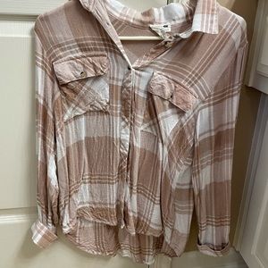 LA Hearts Tan Flannel